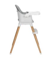 Chaise haute multifonctionnelle pour tout-petits Bebeconfort Abelia en bois scandinave, avec housse de table amovible et plateau lavable, fabriquée en Chine