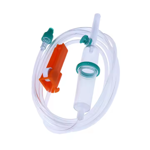 एकल उपयोग iv सेट बाँझ जलसेक पंप सेट वाई सुई मुक्त कनेक्टर/इंजेक्शन पोर्ट ल्यूलर लॉक iv जलसेक द्रव ड्रिप सेट - Product Image 3