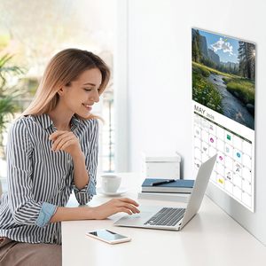Calendrier mural 2026, 18 mois, Parcs nationaux, 2026-2027, <span class=keywords><strong>grand</strong></span> calendrier en papier offset avec taille personnalisable - Product Image 3
