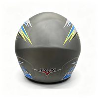 Nouveau casque de moto ouvert FGN pour adulte avec visière et mentonnière en PP, doublure en polyester