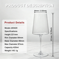 Verre à vin en cristal personnalisé de luxe, design texturé, verres à vin pour cadeaux de mariage