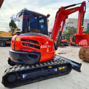 Escavatori giapponesi utilizzati KUBOTA piccoli scavatori 5ton KUBOTA KX163-5 escavatori usati macchinari <span class=keywords><strong>di</strong></span> seconda mano per la <span class=keywords><strong>vendita</strong></span> - Product Image 1