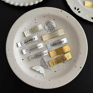 Cartes d'insertion pour gâteaux en feuille d'aluminium personnalisées, style Ins, accessoires de décoration de desserts - Product Image 6