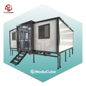 Moducube 2025 Casa de contenedores expandible moderna Casa prefabricada Casa modular de lujo Casa pequeña sobre ruedas - Product Image 1