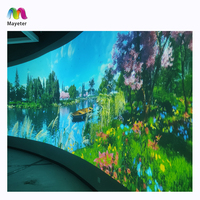 Espace immersif, projecteur d'affichage holographique 3D, éclairage interactif, salle de projection immersive