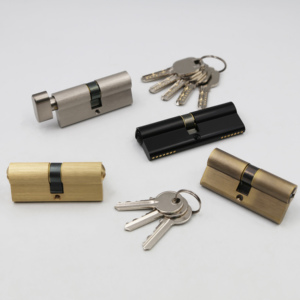 Nieuw Ontwerp Hoge Veiligheid 60Mm Zinklegering Volledig Messing Eruo Slot Cilinder Kleine Poort Deur Binnen Sleutelgat Snel Sleutel Open Functie - Product Image 3