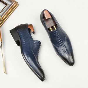 Chaussures habillées pour hommes en cuir véritable faites à la main à bout carré, modèle 2025, nouvelle collection, qualité supérieure, les plus vendues, pour les loisirs et les affaires - Product Image 4