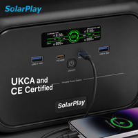 Générateur solaire portable Solarplay Q300 288Wh LiFePO4 pour le camping et la vie en van, 300W
