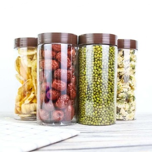 Food Grade 80ml 100ml 120ml 150ml 250ml clear PET <b>Plastic</b> <b>Jar</b> with Black Lid - Product Image 4