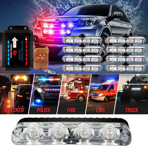 Nouvelle lampe de signalisation d'urgence sans fil télécommandée, lumière de décoration de voiture avec clignotants rouges et bleus, lampes d'avertissement automatiques - Product Image 5
