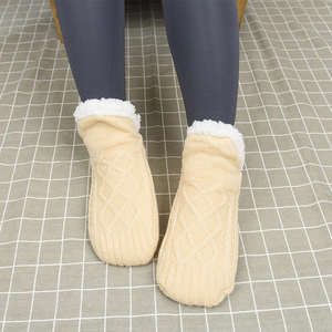 Pantuflas de Mujer Nuevas de Fábrica, Gruesas, Térmicas, Transpirables, Antideslizantes, de Forro Polar, Cálidas para Invierno, Suaves y Cómodas, Invisibles - Product Image 2