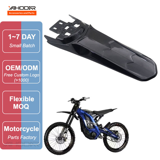 ABS Plastic Rear Fender for Sur-Ron Light Bee Single Color Mud Guard for Sur-Ron Electric Bicycle
