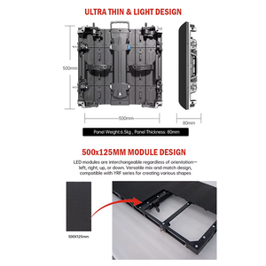 Écran d'affichage LED flexible d'intérieur P2.976 pour la location, adapté à toute combinaison incurvée <span class=keywords><strong>sur</strong></span> les scènes ou les concerts. - Product Image 3