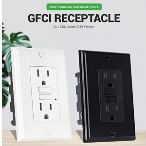 YQ GFCI 15A <strong>Double</strong> US Standard <strong>Socket</strong> Outlet AC 125V TR Self-testing Safety Outlet USA <strong>Socket</strong> Outlets For Outdoor - Product Image 3