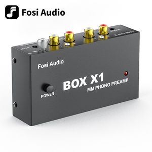 Préamplificateur phono Fosi <span class=keywords><strong>Audio</strong></span> Box X1 pour tourne-disque, préamplificateur stéréo mini <span class=keywords><strong>HiFi</strong></span> avec amplificateur casque CB - Product Image 1