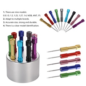 Kit y soporte de destornillador Dental, 9 Uds., herramientas de implante de pilar de laboratorio Dental, Micro destornillador técnico, instrumentos de dentista - Product Image 2