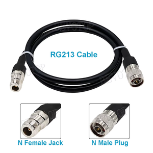 Cavo RG213 con Connettore N Maschio a N Maschio/Femmina, Pigtail di Estensione a Bassa Perdita 50-7 per Radio CB, Radio Amatoriale, Trasmettitore FM - Product Image 5