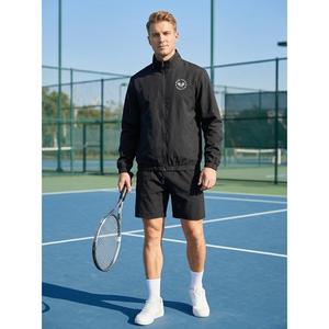 Veste de club de tennis pour <span class=keywords><strong>homme</strong></span>, entièrement zippée, col rabattable, décontractée pour le vendredi, plusieurs couleurs, imperméable, respirante, en toile - Product Image 1
