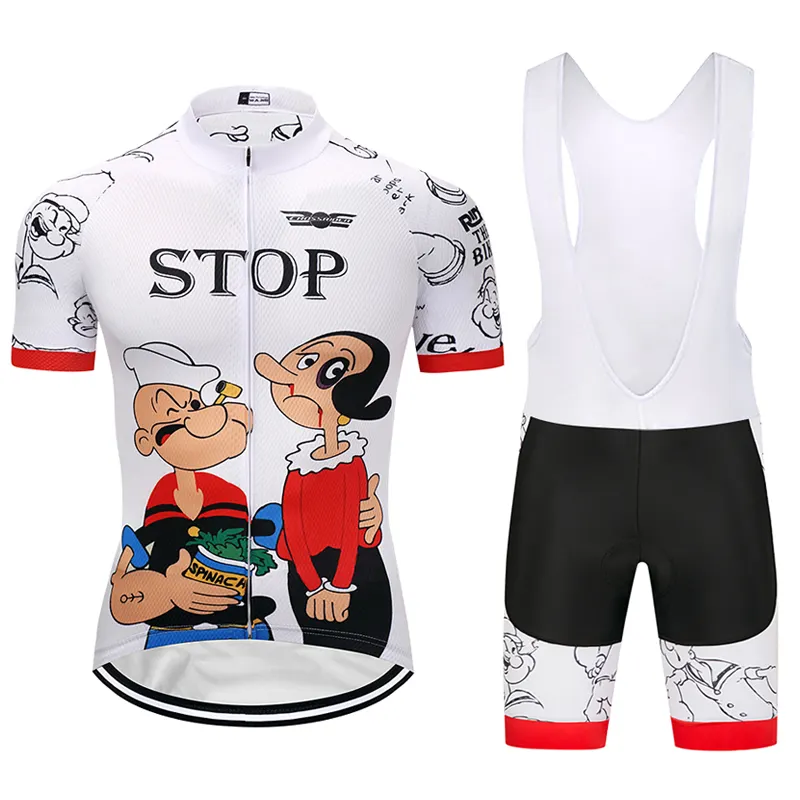 Stylish Cycling Jersey Set MTB Uniform Bicycle Clothing Quick-Dry Bike Wear Clothes Men's padded mountain bike shorts
