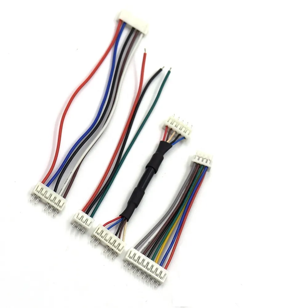 Personalize do cabo dupont de montagem do conector, do fio de dupont 2.54mm, oem 2 3 4 5 6 7 8 pinos