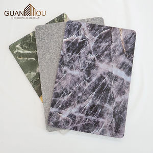 Rouleaux <span class=keywords><strong>de</strong></span> panneaux muraux en PVC imperméables à effet marbre géométrique moderne brillant avec des propriétés insonorisantes et anti-rayures pour hôtel - Product Image 2