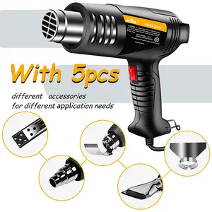 2000W Temperature Control Hot Air Gun Mobile Mini Electric Portable Industrial Heat Gun For Car Wrap