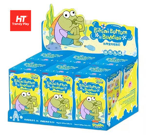 Caja Sorpresa <span class=keywords><strong>Original</strong></span> de la Serie Bikini Bottom Buddies, Juguetes Divertidos de Robots Oceánicos, Bolsa de Figuras, Decoración, Colgante, Muñecos, Adornos, Regalo de 17 cm - Product Image 1