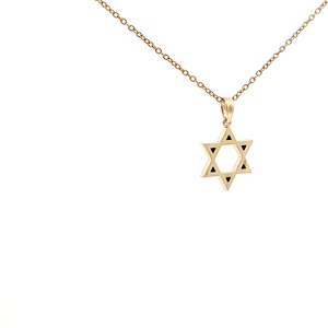 Collar con colgante de lapislázuli en oro amarillo de 18k, silueta geométrica limpia y pulido superior de la piedra - Product Image 3