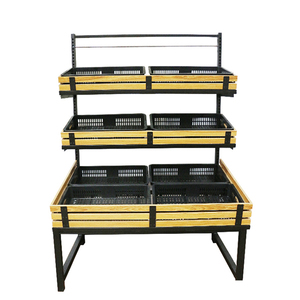 Tùy Chỉnh Thực Hiện Trái Cây Rau Hiển Thị Giá Kệ Hiển Thị Rau Và Trái Cây Cho Cửa Hàng - Product Image 1
