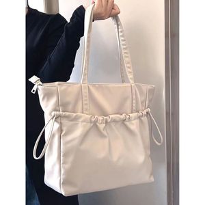 Bolso de lona para estudiantes, bolso de hombro portátil para mujer, sencillo, impermeable, de gran capacidad, para ir al trabajo, 2023 - Product Image 2
