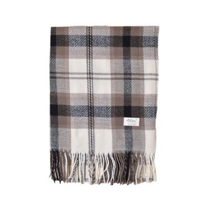 Wholesale Modern Geometric Line Plaid Scarf Cashmere Feel Winter Warm Checkered <b>Shawl</b> with Tassel Soft Fringe <b>Wrap</b> for Women - Product Image 5