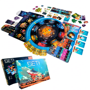 SETI Board Game Strategy Educational Family <b>Fun</b> 1-4 Players Full Color Cardboard Design - Product Image 1