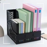 Porte-documents à 3 niveaux, porte-fichiers de bureau A4, organisateur de bureau, rangement de magazines, porte-fichiers