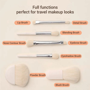 Professional Travel Makeup Brush Set Private Customization <strong>Foundation</strong> Blush Eye Brushes <strong>Compact</strong> Portable Convient Brush Makeup - Product Image 3