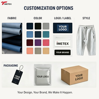 Pantalon de jogging technique en molleton TIMETEX pour homme, coupe ample, avec cordon de serrage, respirant, extensible dans 4 directions, séchage rapide, OEM