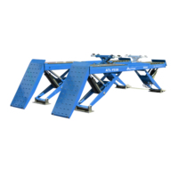 Plateforme élévatrice à ciseaux AUTEC ATL-Y55 à conception de canal en Y, capacité 5,5T-6,5T, longueur 5400-5800mm
