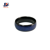 Anneau de balise RFID intelligent ISO 15693 personnalisé avec logo rond, lecture et écriture, avec NFC