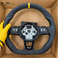 R-Line Halbleder-Rennlenkrad für Volkswagen VW Golf 5 6 7 R MK5 MK6 MK7 MK7.5 GTI Polo Passat CC B8 Jetta Teile