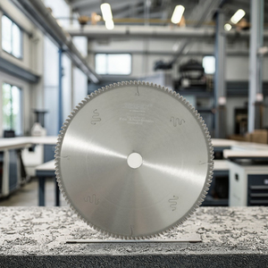 Venta al por mayor OEM 455mm TCT hoja de sierra 120T corte de aluminio Durable Metal afilado Industrial soldado con láser de alta precisión suministro de fábrica - Product Image 1