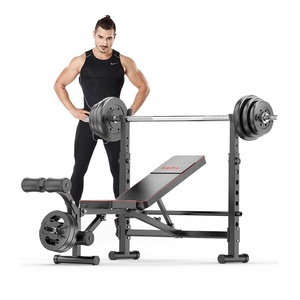 家庭用ジム機器調節可能なウェイトリフティングベンチプレス - Product Image 1