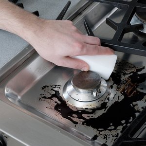 Éponge effaceuse toutes surfaces extra épaisse, nettoyant universel <span class=keywords><strong>magique</strong></span> pour cuisine, <span class=keywords><strong>cuir</strong></span>, voiture, acier, meubles - Kits d'entretien des chaussures - Product Image 6