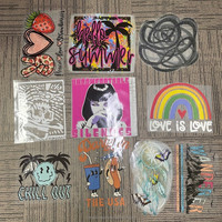 Autocollant de transfert de chaleur Fashion Lady Girl Dtf Transfers Designs de transferts Dtf Prêt à chauffer Presse sur chemises