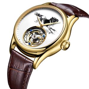 Reloj <span class=keywords><strong>de</strong></span> diseño <span class=keywords><strong>de</strong></span> caballo, cronógrafo con doble cristal <span class=keywords><strong>de</strong></span> zafiro, Tourbillon volador - Product Image 2