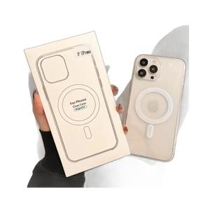 <span class=keywords><strong>Coque</strong></span> de téléphone <span class=keywords><strong>transparente</strong></span> en TPU acrylique magnétique officielle pour iPhone 16, compatible avec l'attraction magnétique, pour iPhone 14 Pro, couverture intégrale - Product Image 5