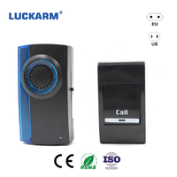 Timbre Inalámbrico Moderno, Sonnette Sans Fil, Receptor Enchufable con Batería, Timbre Inalámbrico para Hotel/Apartamento, Timbre con Cable