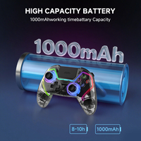 Gamegaga J HG04I - Control Inalámbrico para PS5, PC, Steam, Mac, con Motor de Vibración RGB, para Teléfonos Android e iOS