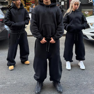 Conjunto <span class=keywords><strong>de</strong></span> Sudadera con Capucha y Pantalones Deportivos Holgados <span class=keywords><strong>de</strong></span> Pierna Recta para <span class=keywords><strong>Hombre</strong></span>, <span class=keywords><strong>Ropa</strong></span> Deportiva <span class=keywords><strong>de</strong></span> Calle, Conjuntos Masculinos <span class=keywords><strong>de</strong></span> Alta Calidad - Product Image 2