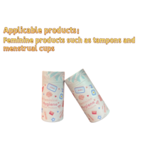 Produits d'hygiène féminine écologiques, boîte de rangement discrète pour les règles, étui portable pour coupe menstruelle, taille voyage, tampon
