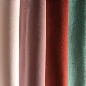 Wholesales 100% Polyester 300cm Width Velvet Fabric For Curtains