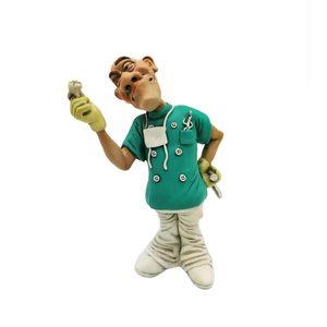 Nhựa Trang Trí Nhà Suvenir Món Quà Tùy Chỉnh Công Việc Công Nhân Bức Tượng Đất Sét Hình Điêu Khắc Hiện Đại Nha Sĩ - Product Image 2